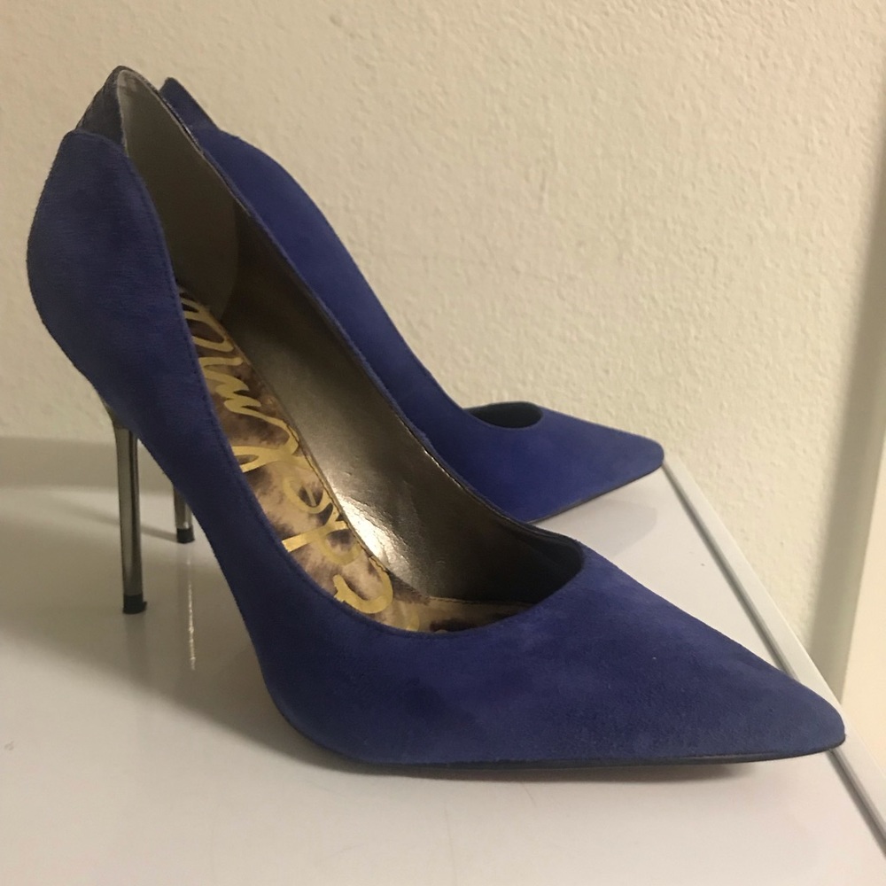 Sam Edelman royal blue pumps
